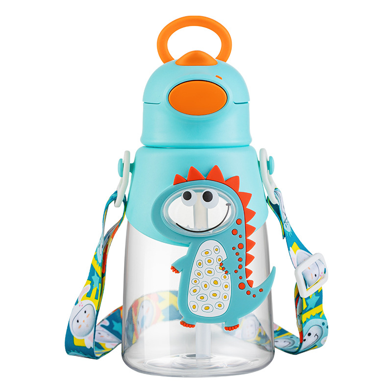Yiwu quality children's straws, plastic water cups, new large-capacity, high-temperature resistant, Tritan material, anti-drop, summer cups, cartoon cute dolls Application Scenario