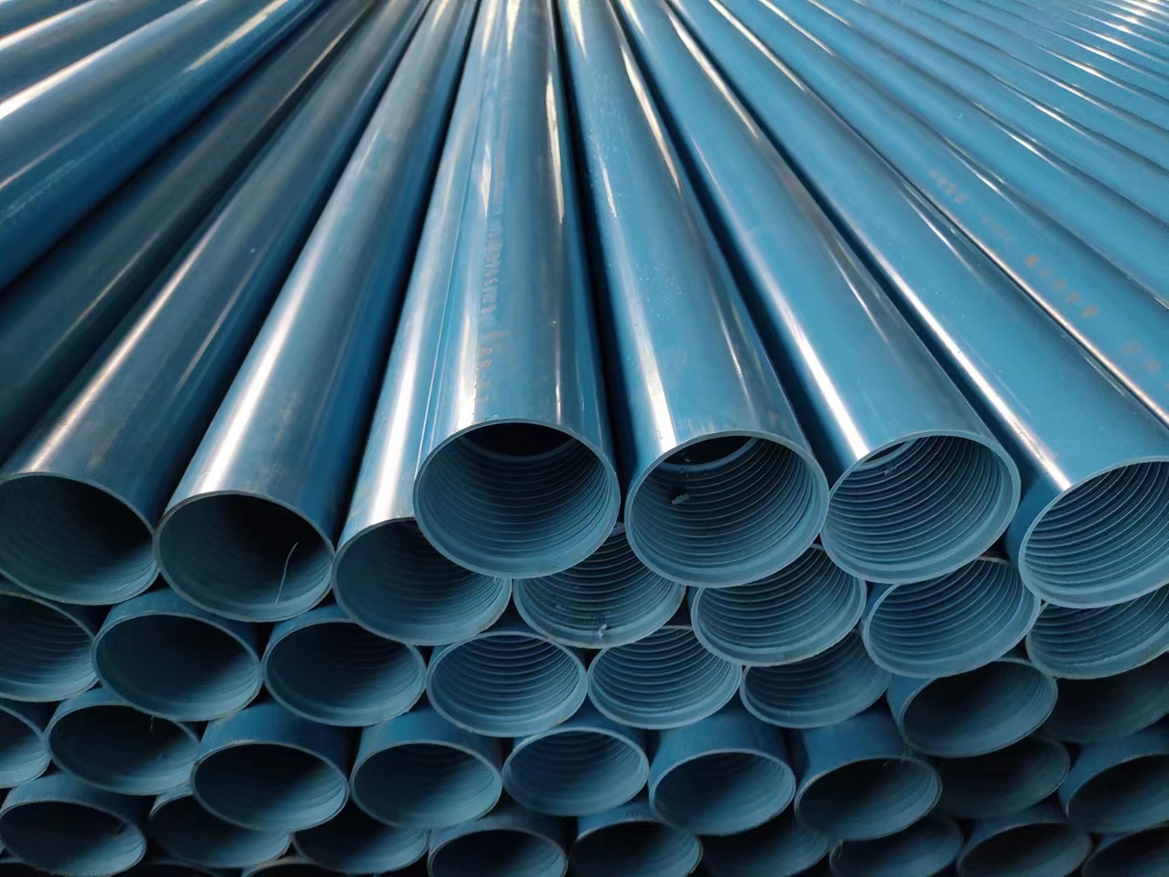PVS pipe for sewage drainage, water supply, well wall, PVC well wall, well drilling pipe, combined pipe material, drainage pipe pic 5