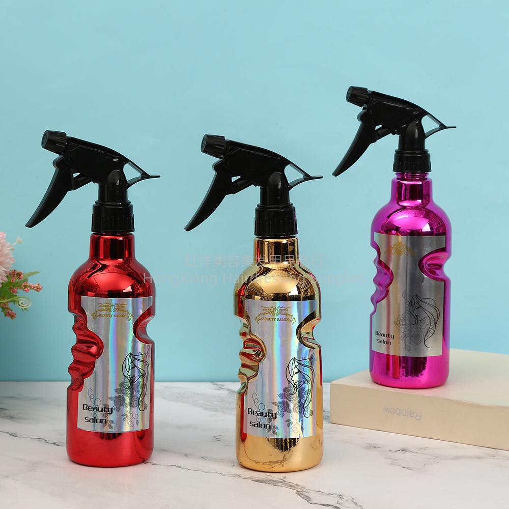 电镀手指印喷壶白底实物图