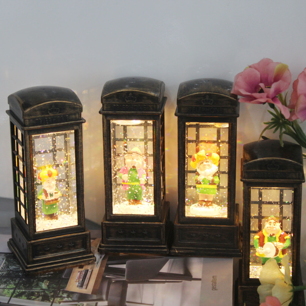 New Ramadan retro water feature wind lamp, led wish lamp, hand-held night light, crystal sequin lamp, Ramadan gift Item Picture
