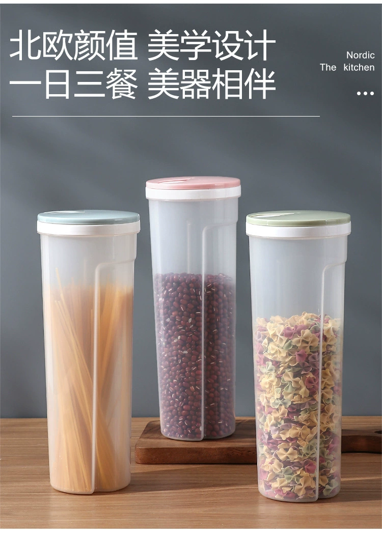 Q35-7104 Noodle storage box, food-grade sealed jar, noodle and grain storage jar, dried noodle cylinder detail image 3