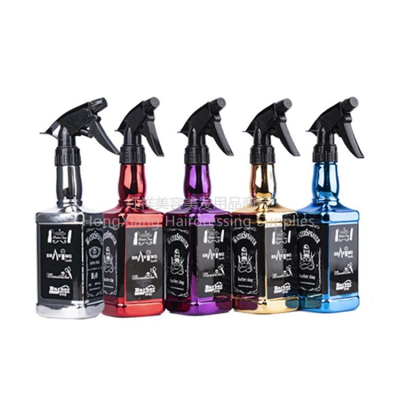 现货500ml高压喷水壶跨境出口专供货源美发补水分装喷雾瓶