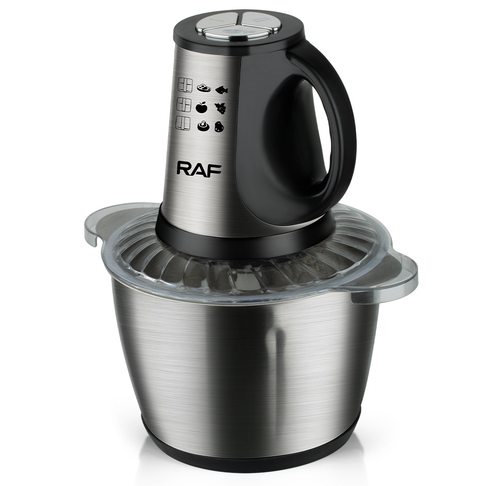 RAF European standard cross-border stainless steel electric meat grinder, filling, vegetable and meat grinder, household dual-speed food processor Application Scenario