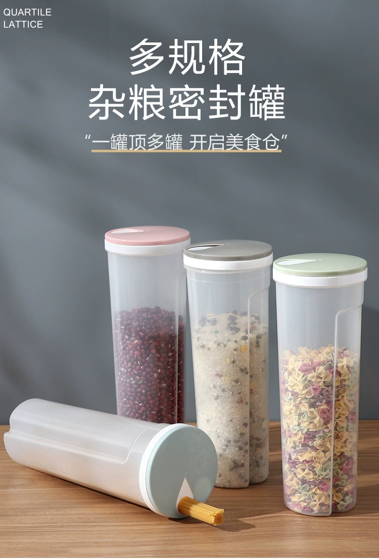 Q35-7104 Noodle storage box, food-grade sealed jar, noodle and grain storage jar, dried noodle cylinder detail image 4