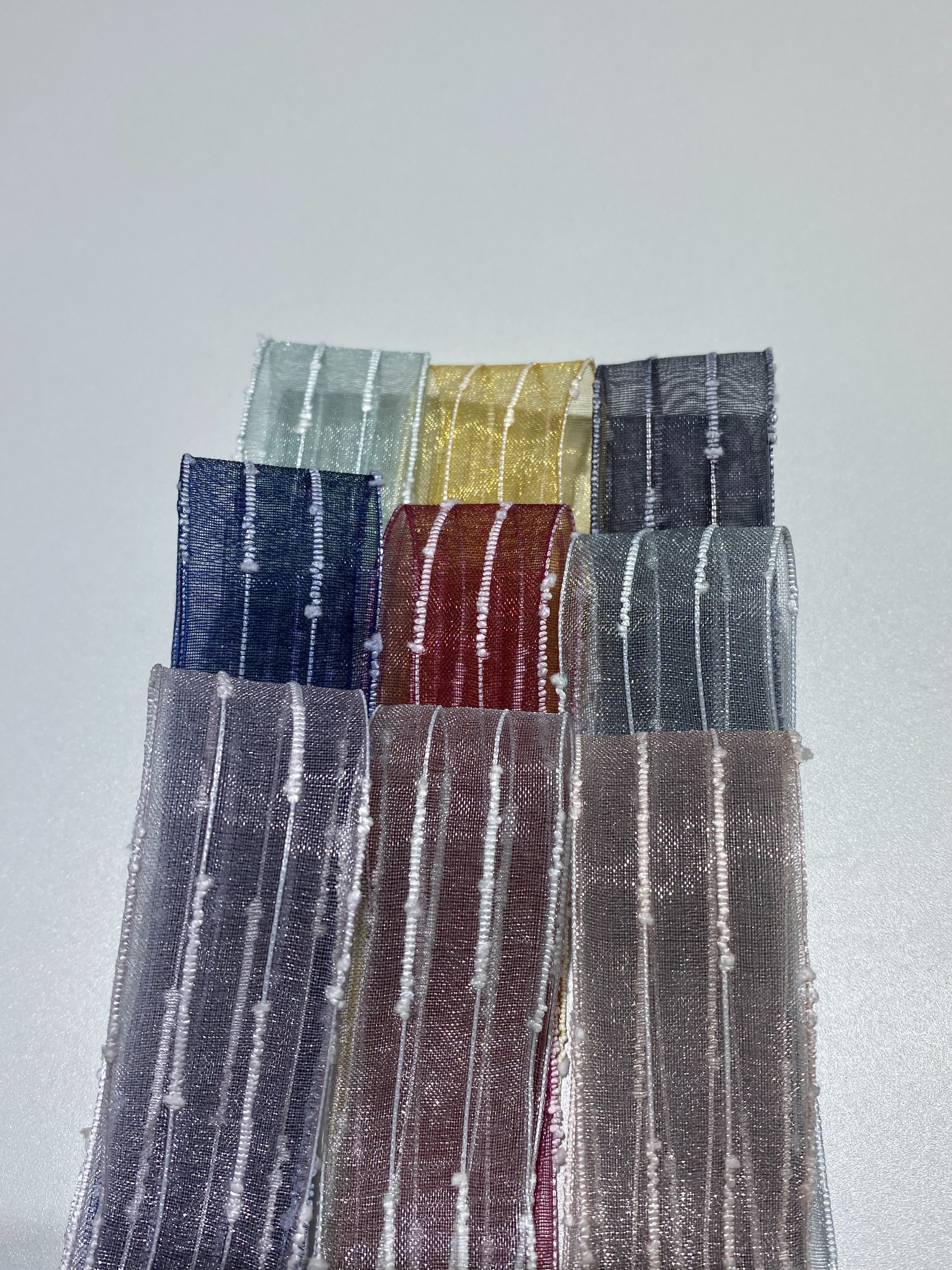 "Jianjian Classic White Thread snow gauze Strap DIY hat strap accessories and clothing accessories. details Picture