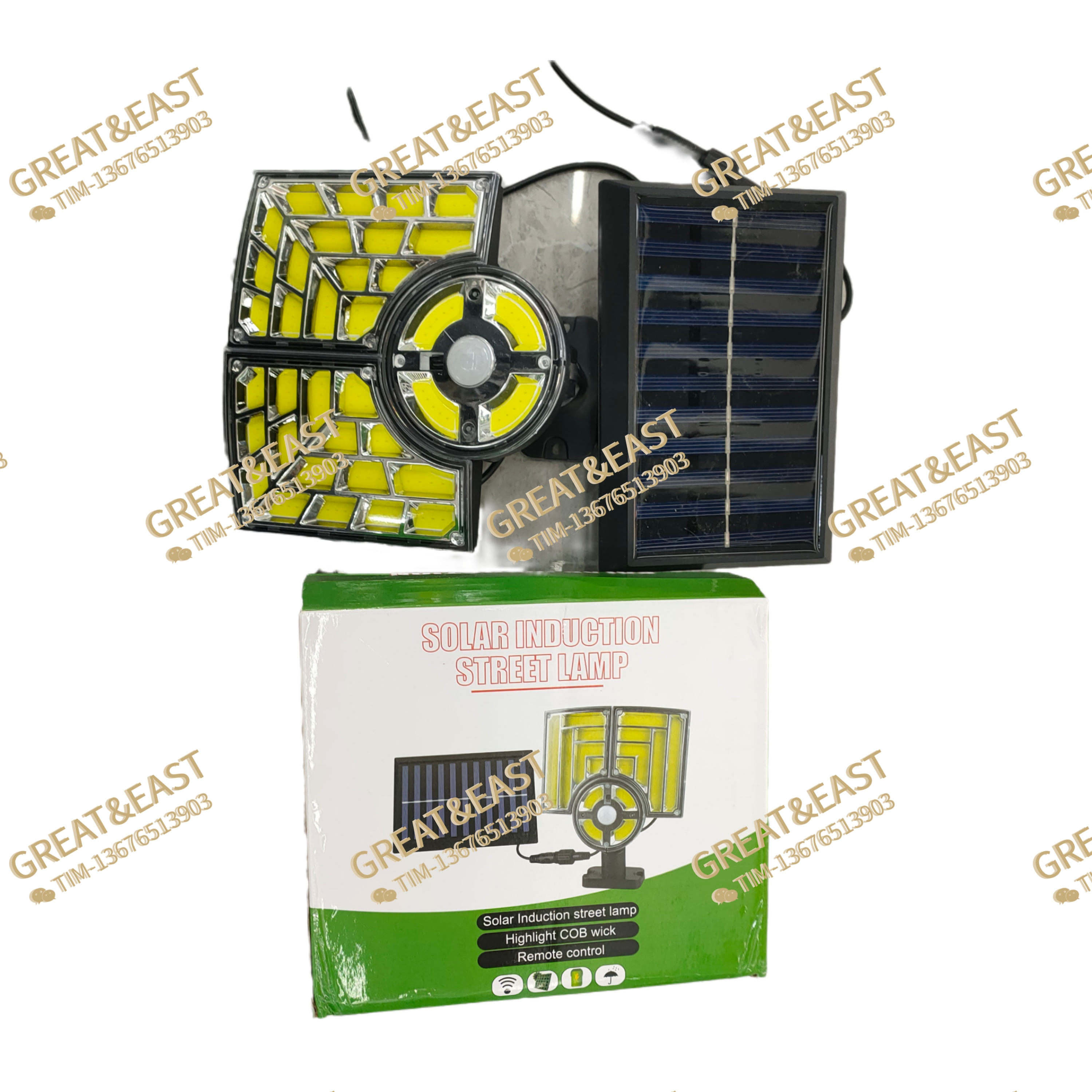 Nuevos productos de energía luz Solar split wall lamp Item Picture