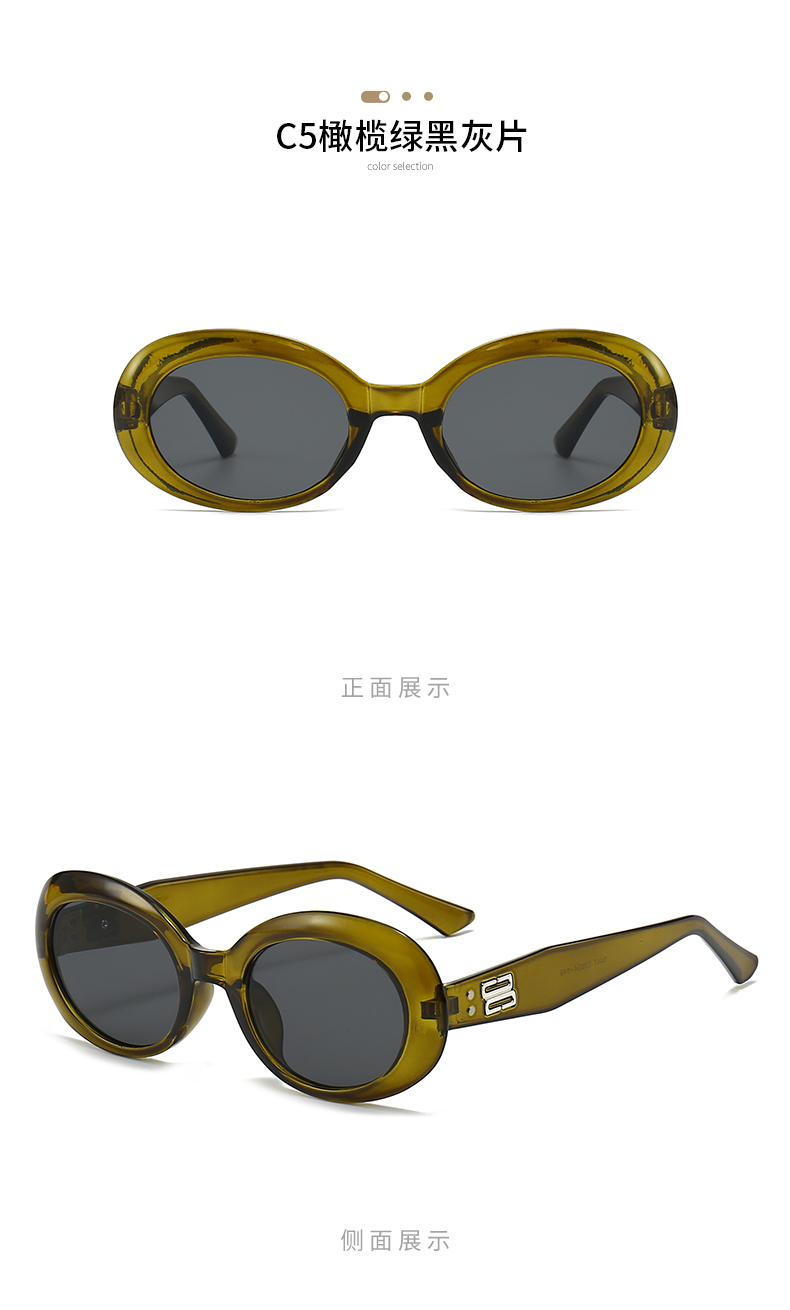 新gm同款经典网红墨镜时尚黑色偏光太阳镜简约韩版眼镜5447详情15