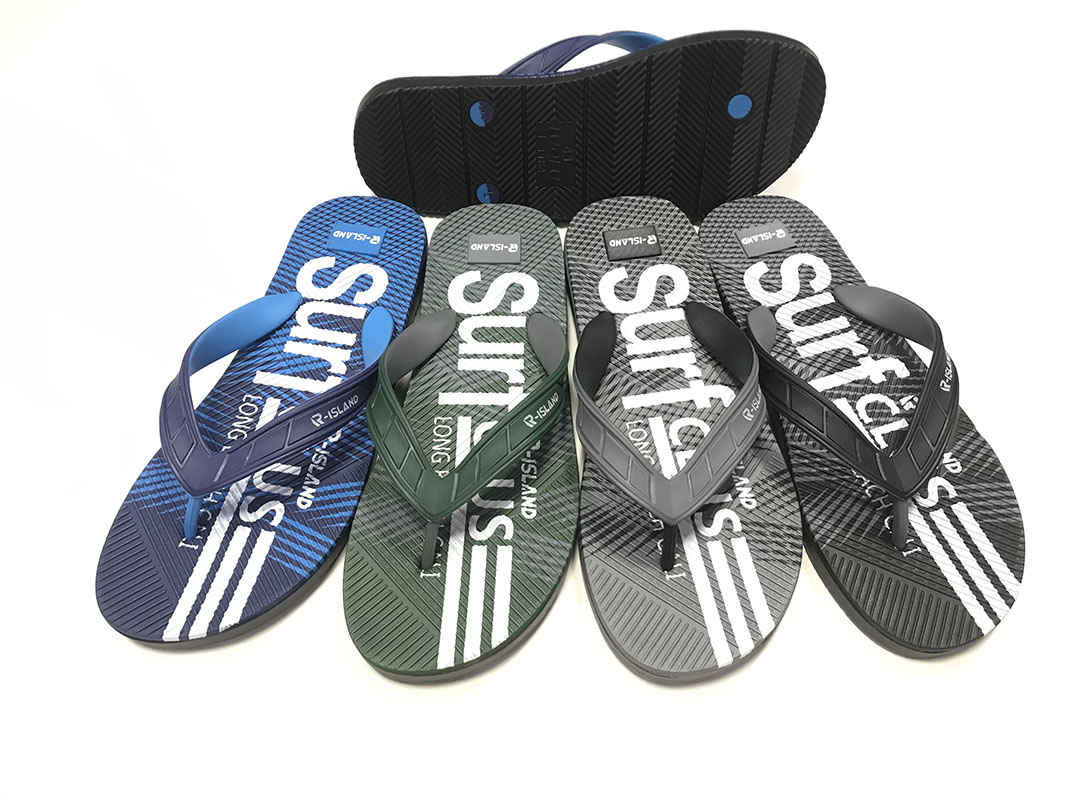 Custom-made factory for new summer PVC flip-flops, men's flip-flops and casual beach shoes for foreign trade Item Picture