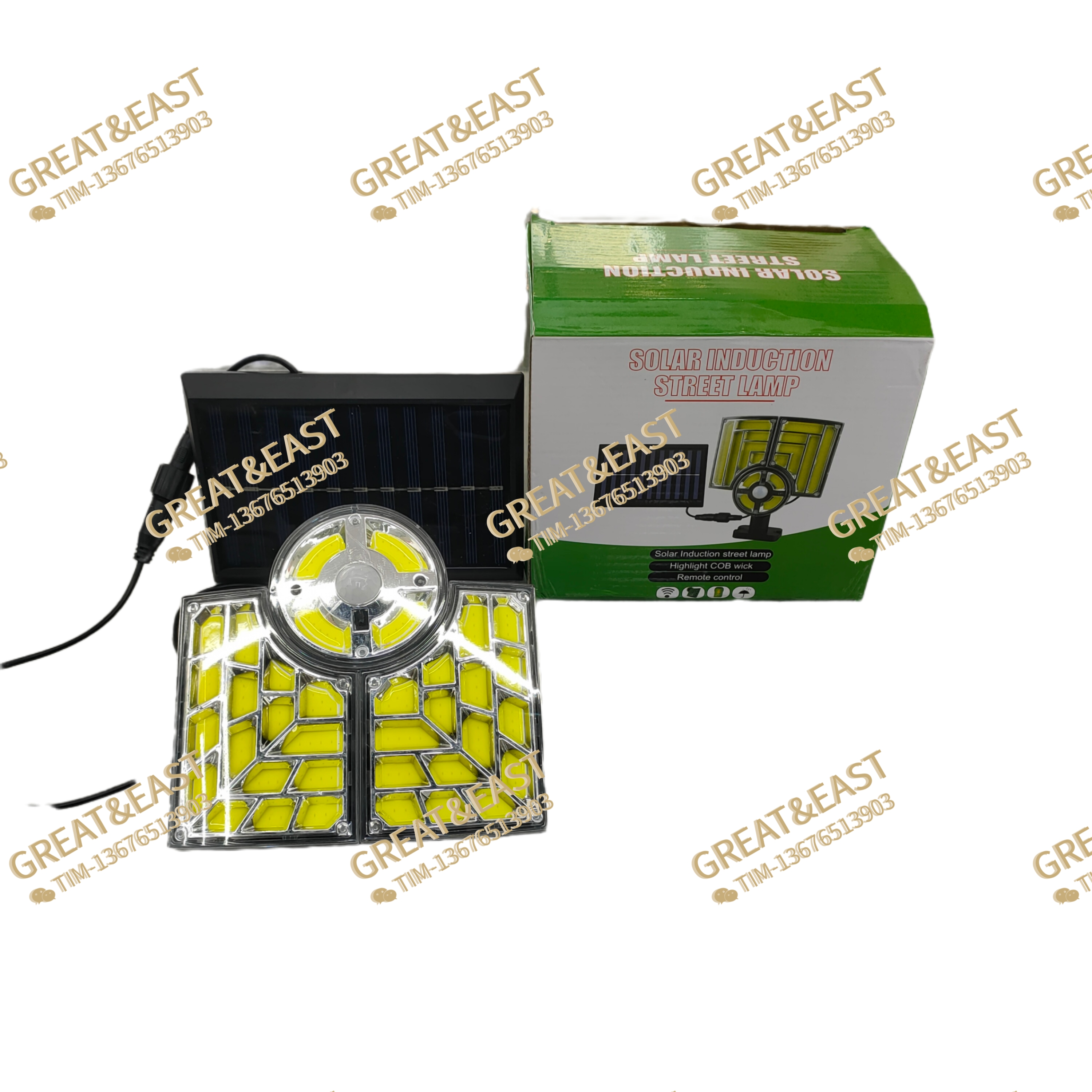 Nuevos productos de energía luz Solar split wall lamp Specification image
