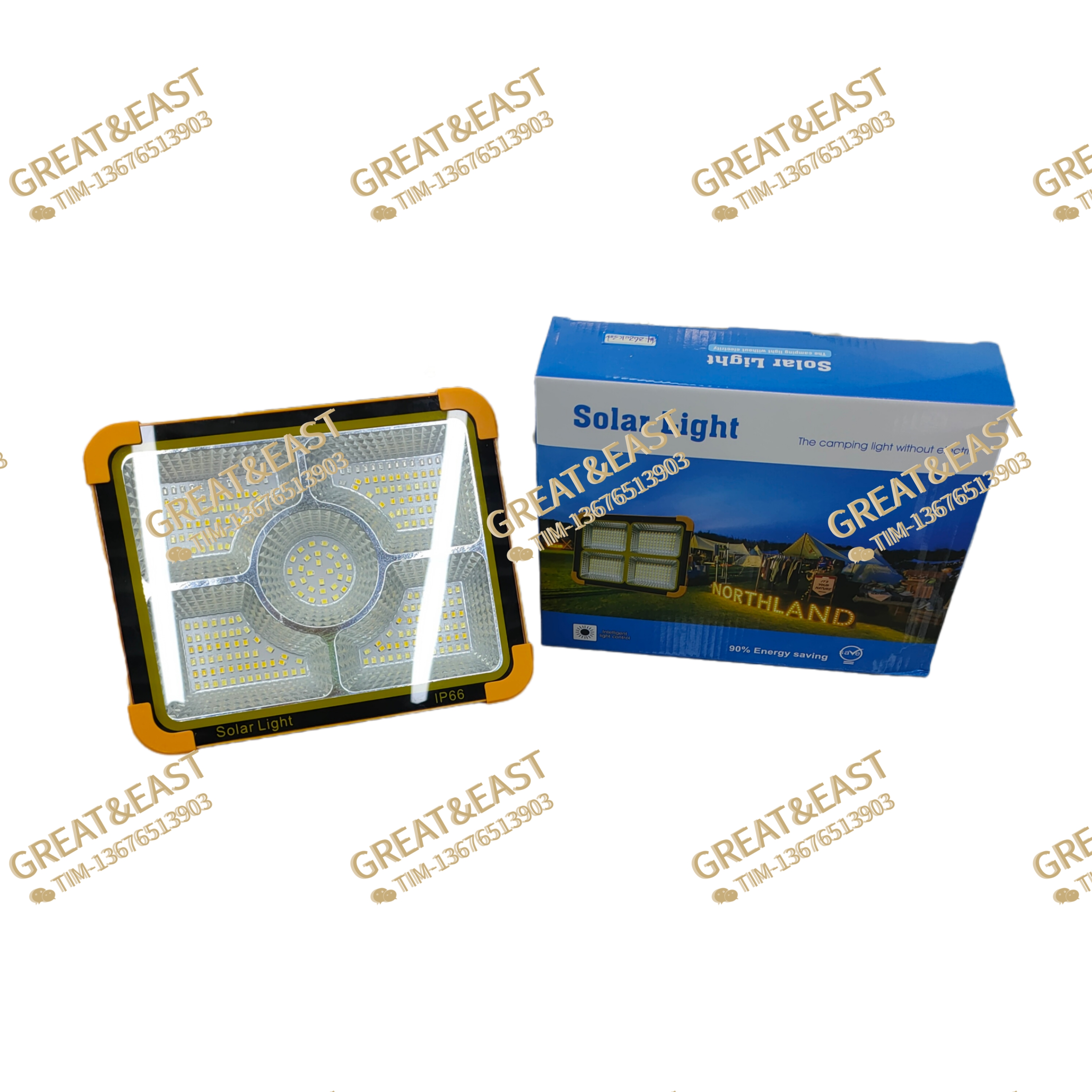 Nuevos productos de energía luz Solar D18 5 grid handllight Specification image