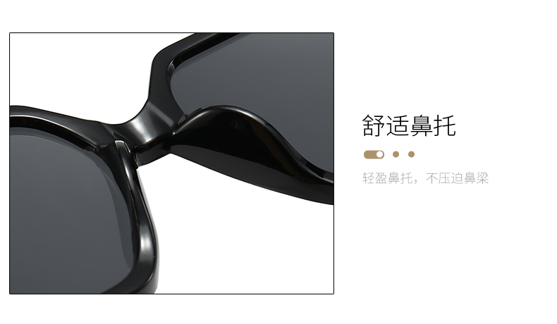 跨境女士大框方形太阳镜欧美复古B家个性墨镜sunglasses5446详情16
