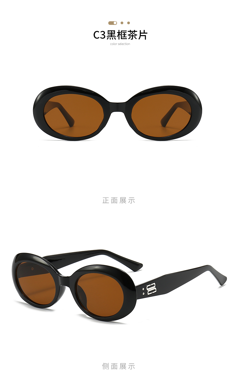 新gm同款经典网红墨镜时尚黑色偏光太阳镜简约韩版眼镜5447详情13
