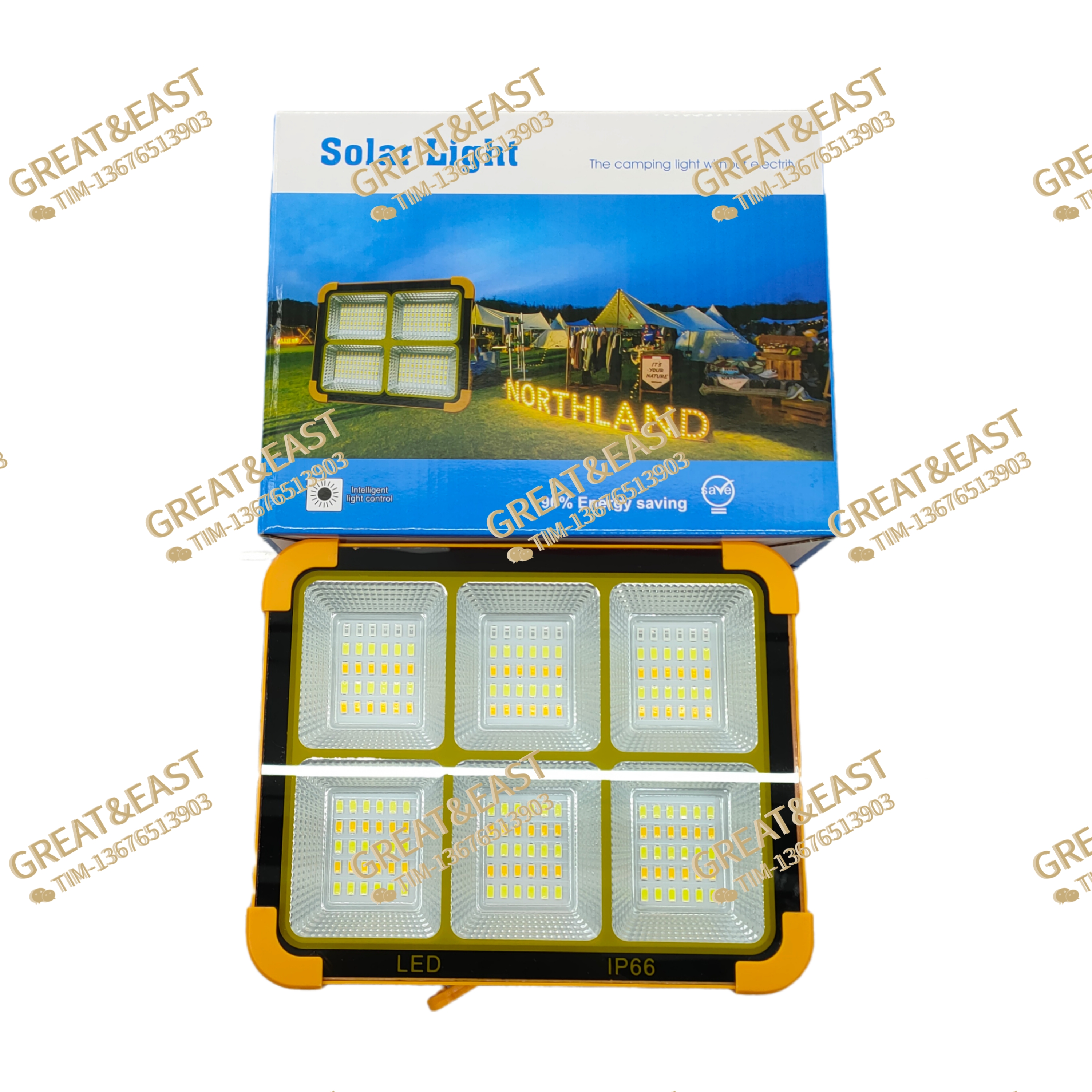 منتج الطاقة الجديد Solar Light D18 6 صفارة يدوية Specification image