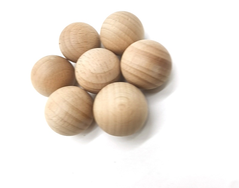 Jiehao Manufacturers Supply Wood Ball Wood Ball Wood Beads Supply Wood Ball Loose Wood Beads Solid Wood Balls Specification drawing
