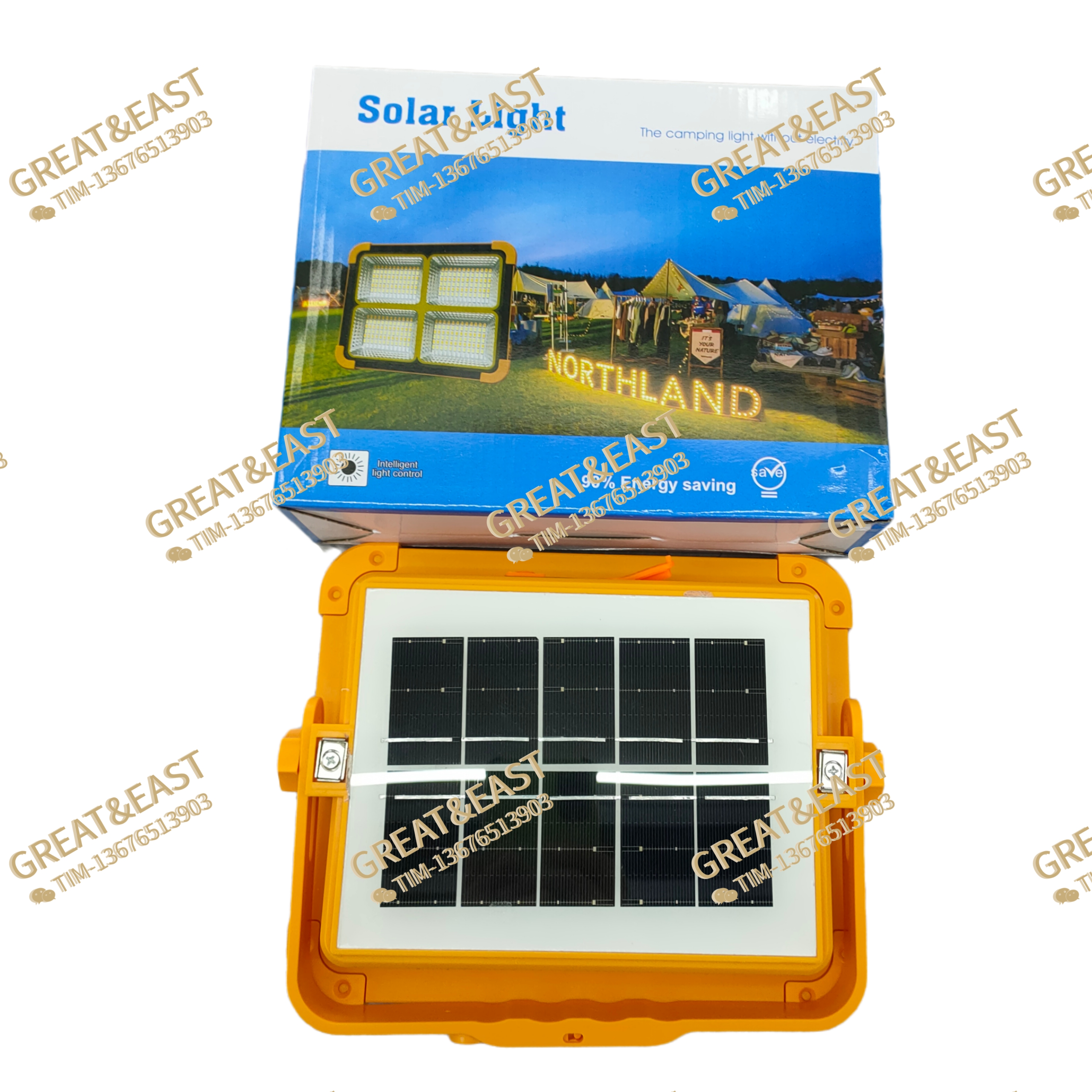 Nuevos productos de energía luz Solar D18 5 grid handllight details Picture