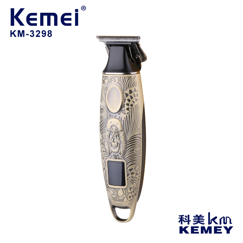 Cross-border manufacturers directly supply KEMEI /KEMEI cross-border metal body electric clipper new trend professional engraving clipper electric clipper KM-3298