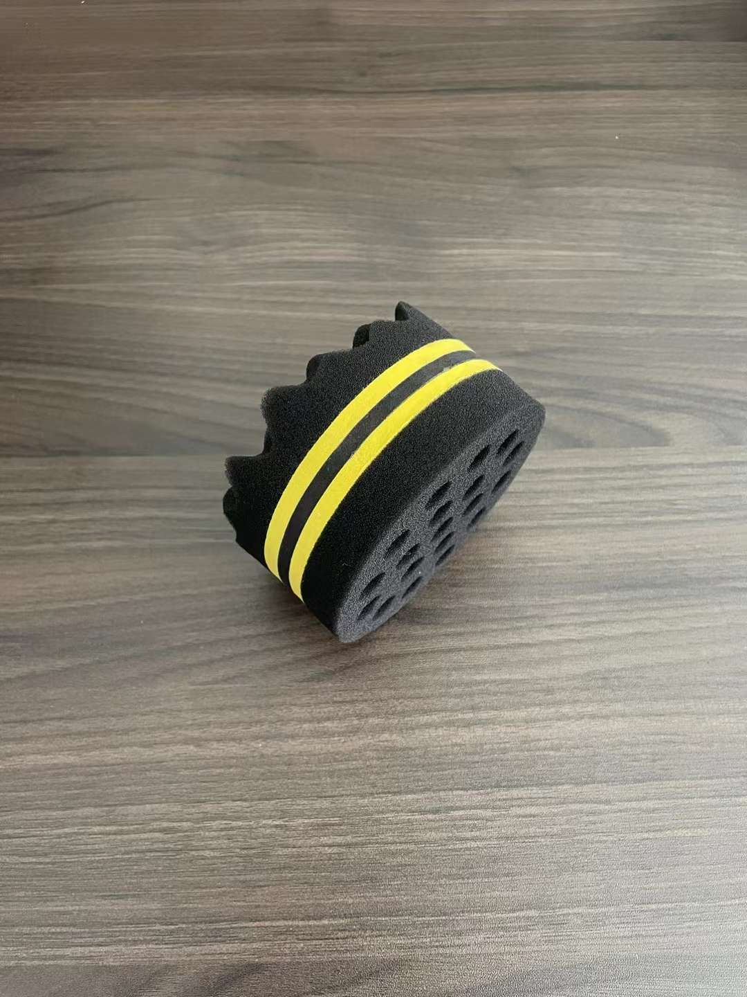 JSJ-8250# Round sponge, overseas porous curly hair sponge, oval hair crushing sponge brush, messy hair and short hair cleaning sponge manufacturer details Picture