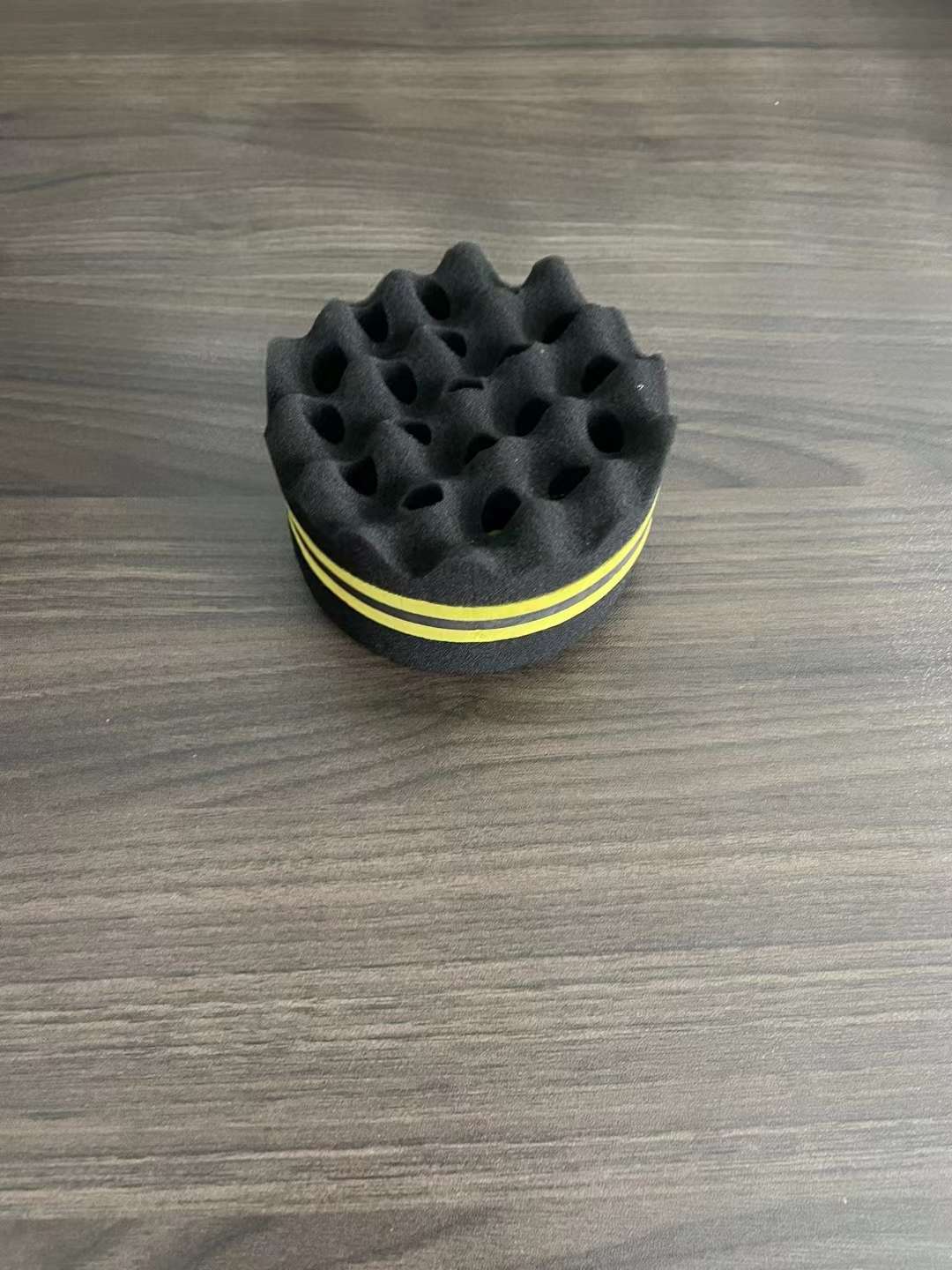 JSJ-8250# Round sponge, overseas porous curly hair sponge, oval hair crushing sponge brush, messy hair and short hair cleaning sponge manufacturer