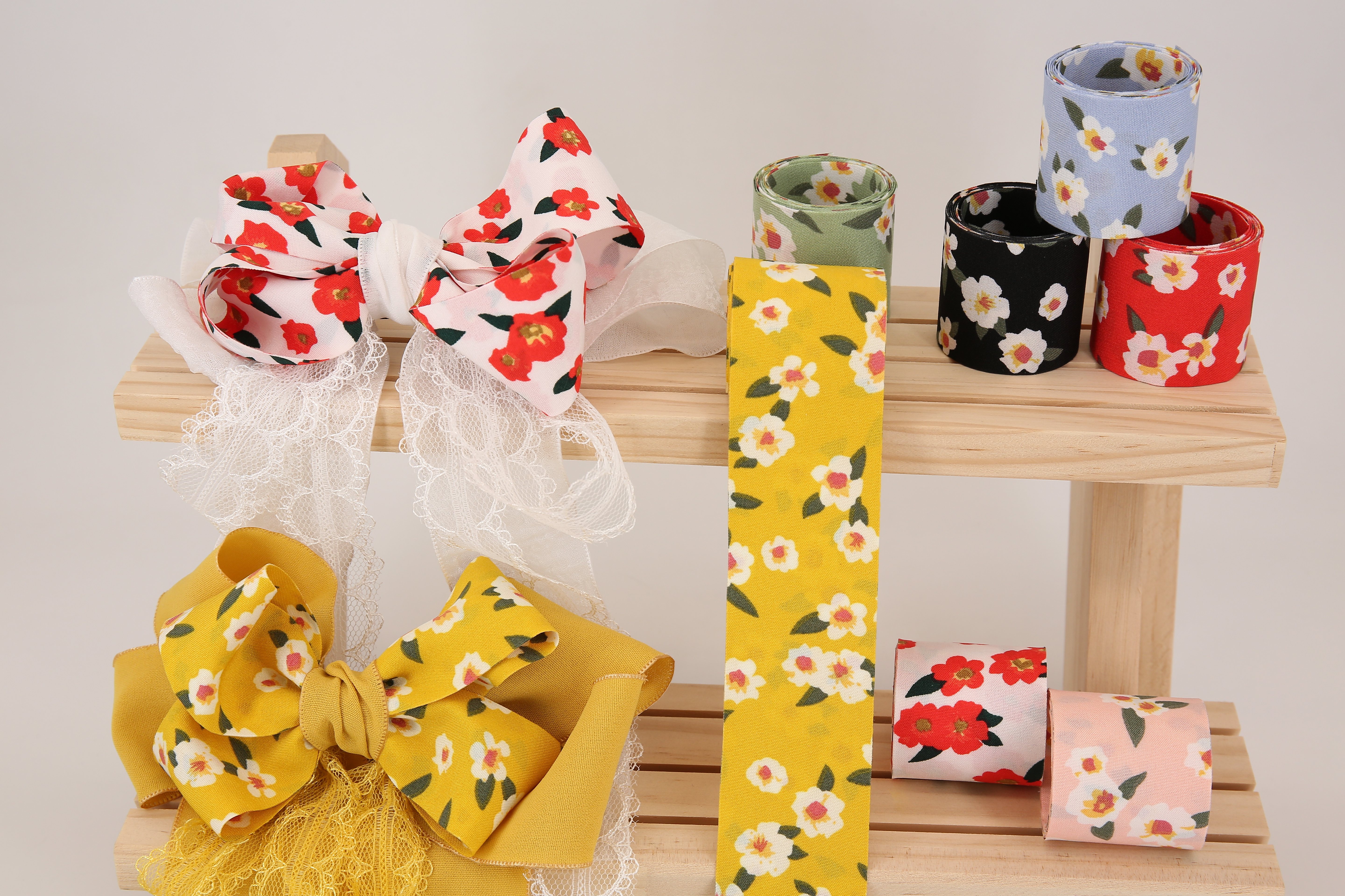 Dingxin Flower Belt 50 Yards Manufacturers Direct Woven Belt Diy Handmade Bow Clothing Accessories details Picture