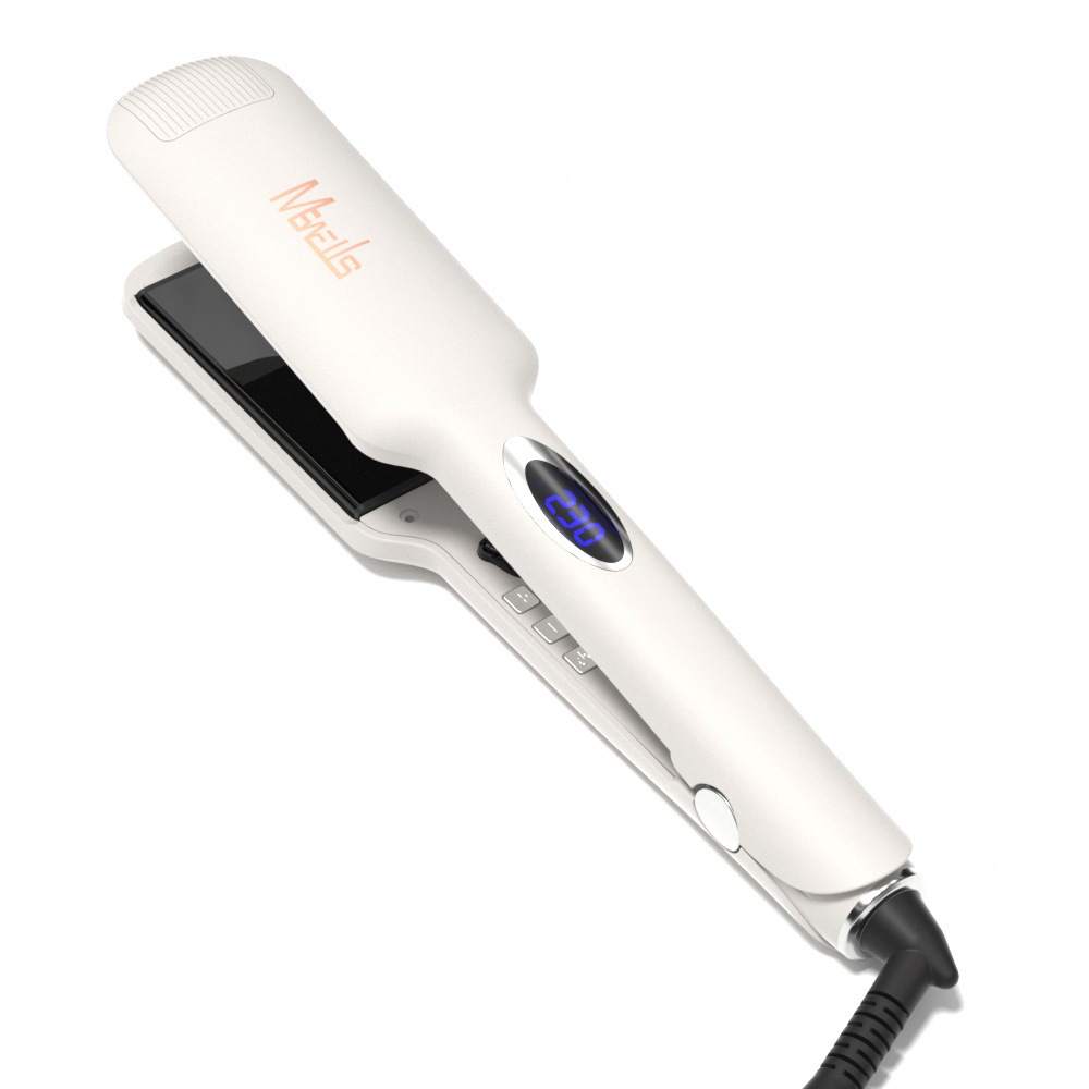 Mewells infrared hair straightener, 5CM wide heating plate, straightener clip, PTC negative ion straightener clip, LCD straightener pic 8