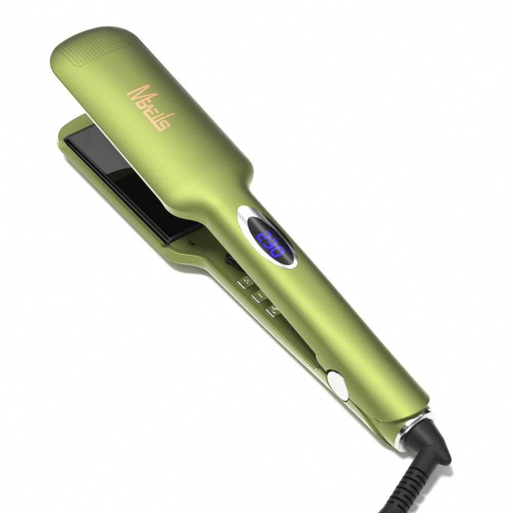 Mewells infrared hair straightener, 5CM wide heating plate, straightener clip, PTC negative ion straightener clip, LCD straightener pic 7