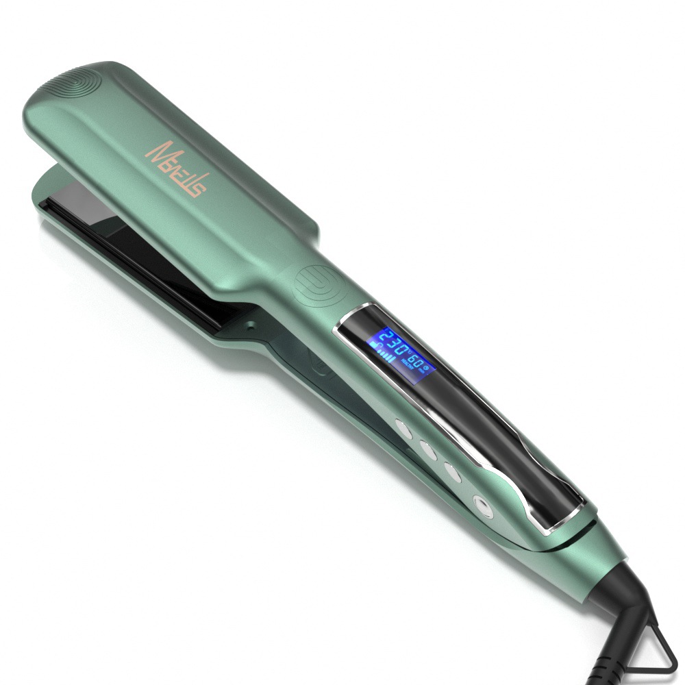 Mewells-8895L Vibrating Hair Straightener, ptc hair straightener plate, LCD digital straightener plate, Hair salon voluming plate pic 9