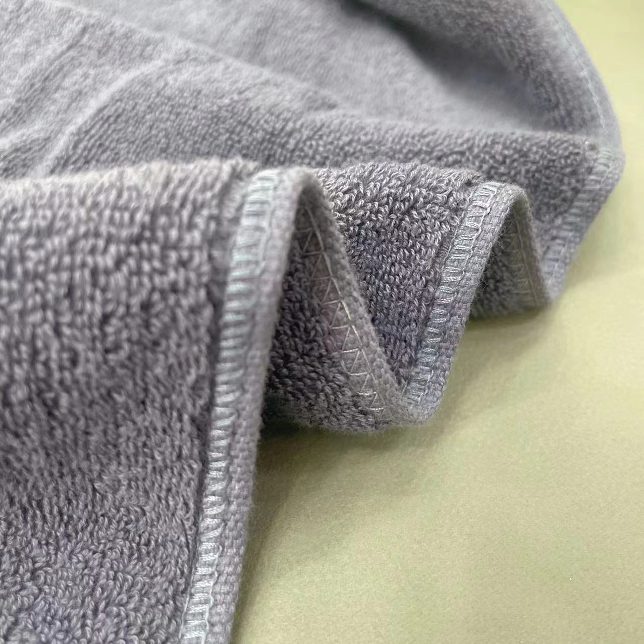 Shenduo Real Madrid towels, solid color satin edge high-end towels, gift towels, hotel towels pic 3