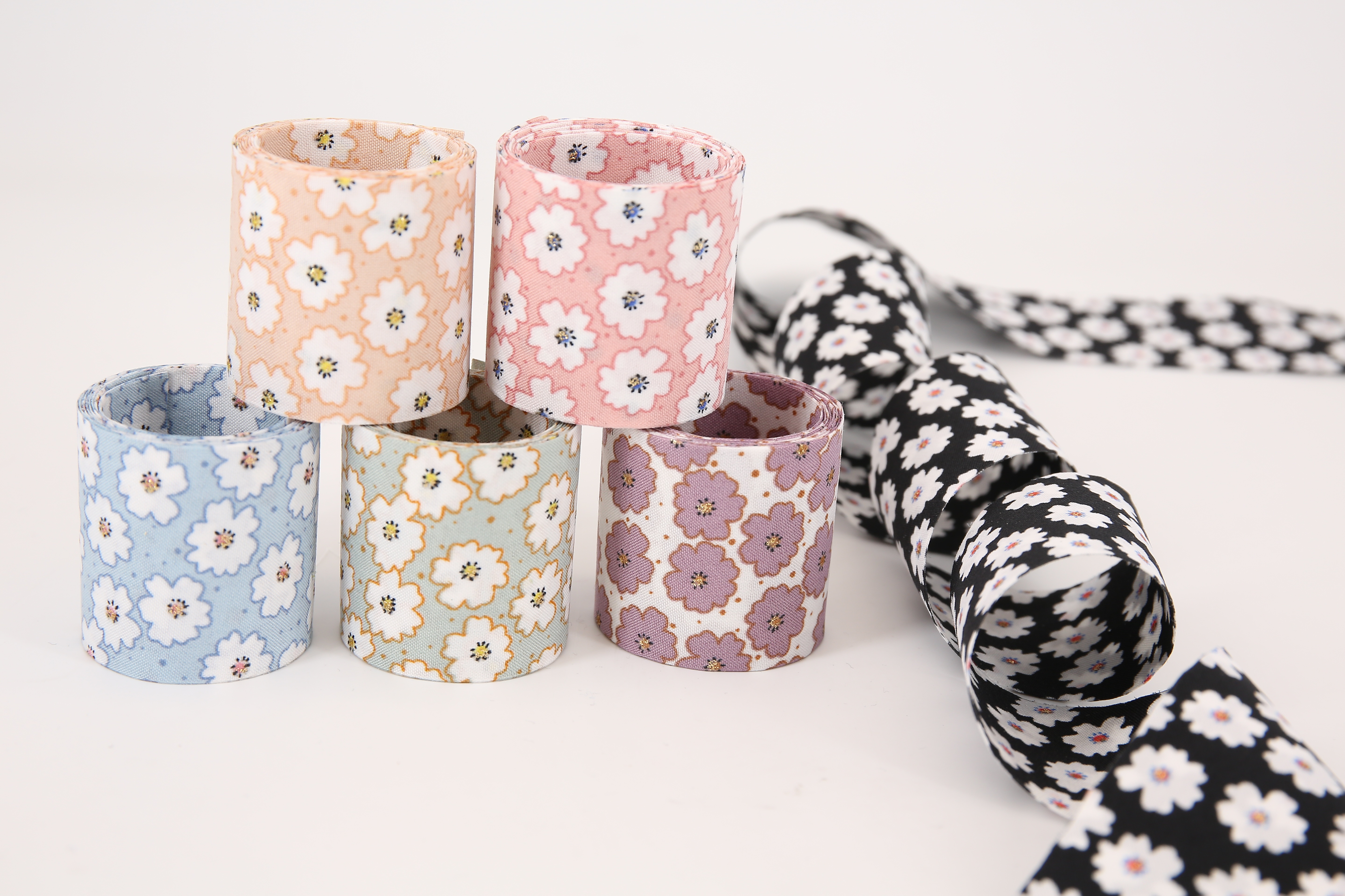 Dingxin Webbing 4Cm 50 Yards Green Onion Flower With Diy Bow Style Cute Popularity Fashion Clothing Accessories