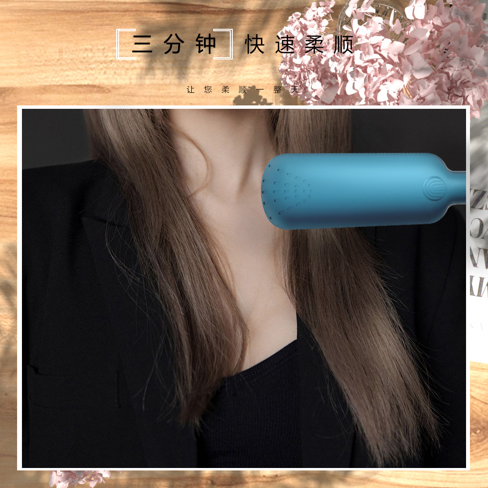 8601L Large screen LCD hair straightener, wide plate thin type hair straightener, Amazon cross-border electric straightener, plug-in electric straightener pic 8