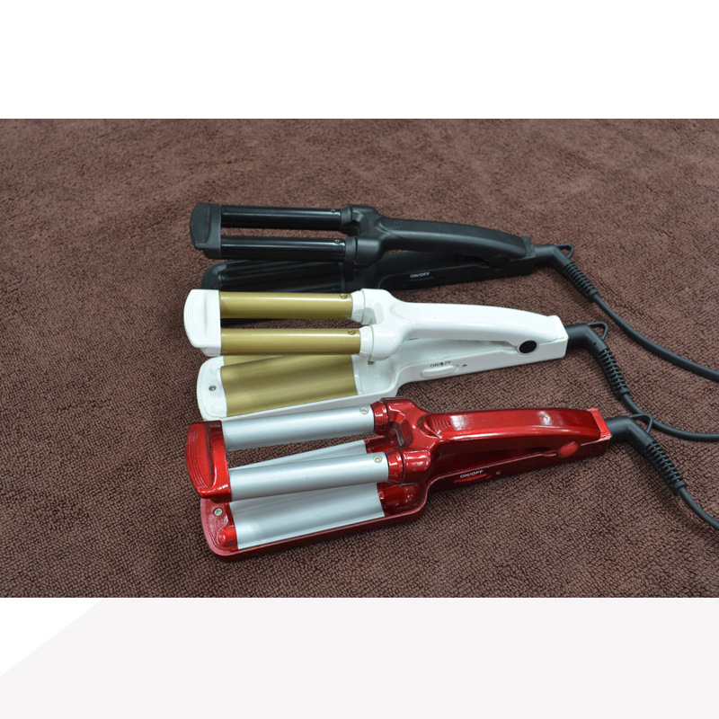HZ-303 mini three-tube hair curler factory, egg curl hair curler manufacturer, selling hair curlers pic 12