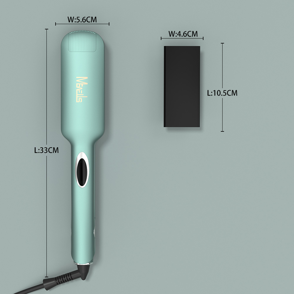 Mewells infrared hair straightener, 5CM wide heating plate, straightener clip, PTC negative ion straightener clip, LCD straightener Specification image
