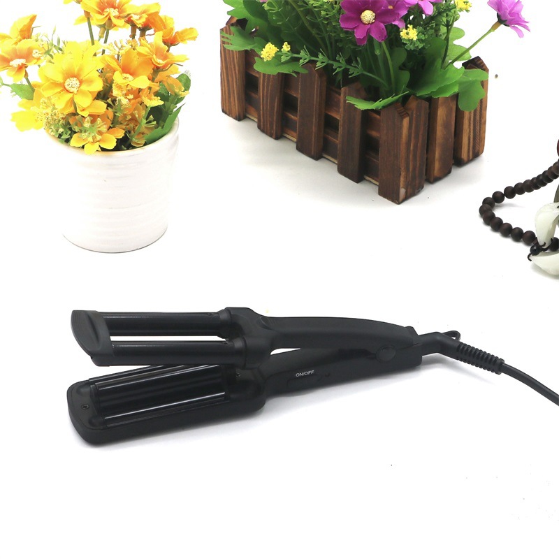 HZ-303 mini three-tube hair curler factory, egg curl hair curler manufacturer, selling hair curlers pic 7