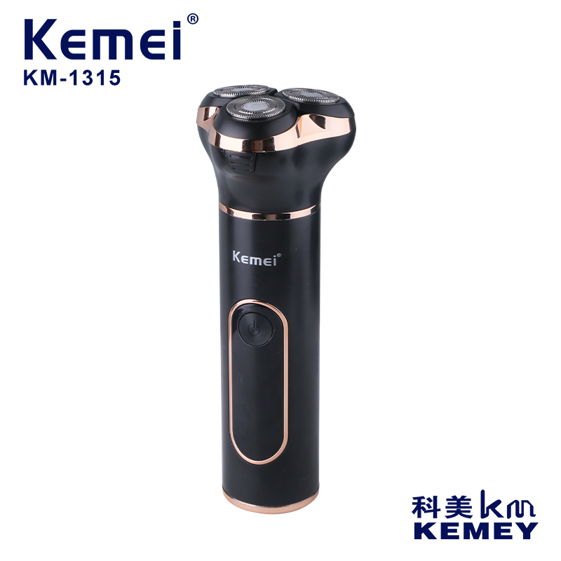 Cross-border manufacturers directly supply KEMEI /KEMEI reciprocating electric shaver cross-border new body wash three knife head portable shaver KM-1315