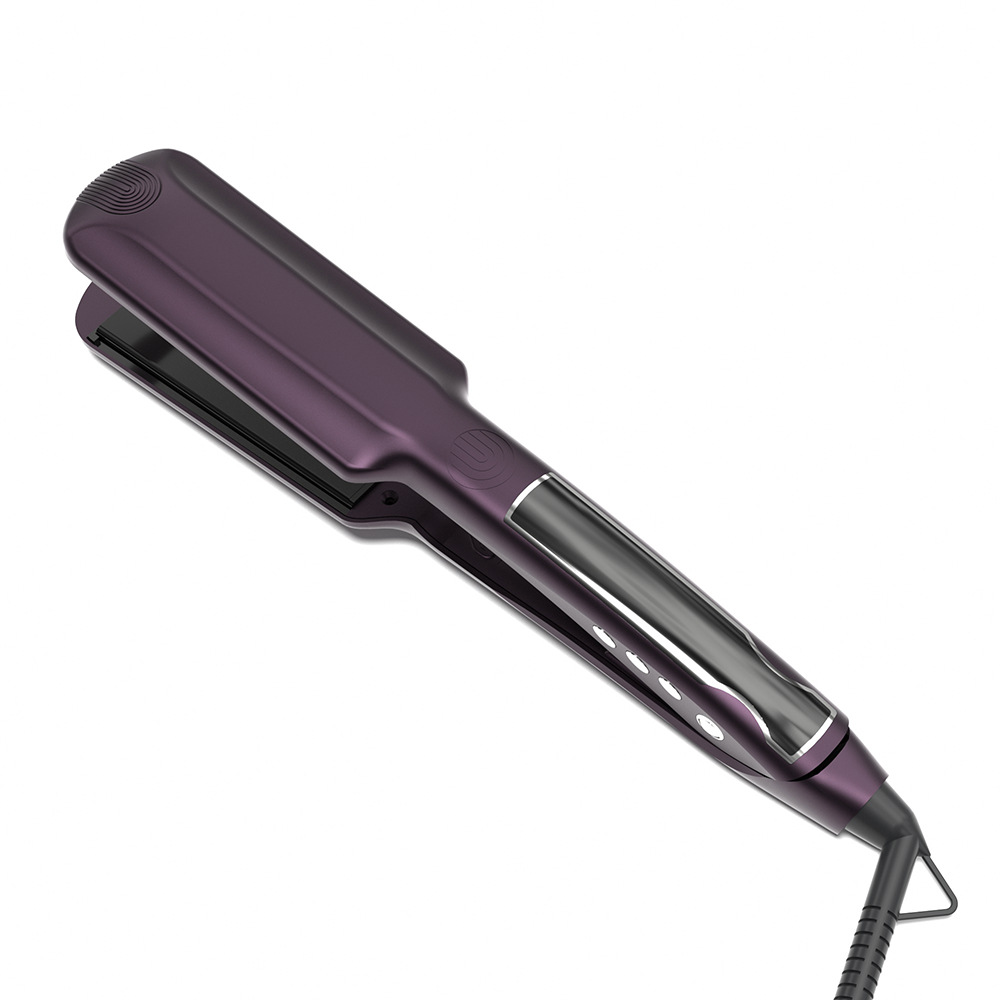Mewells8895L Hair Straightener digital straightener clip for hair salon straightening power generation clip Cross-border 4.4cm hair straightener clip Specification image