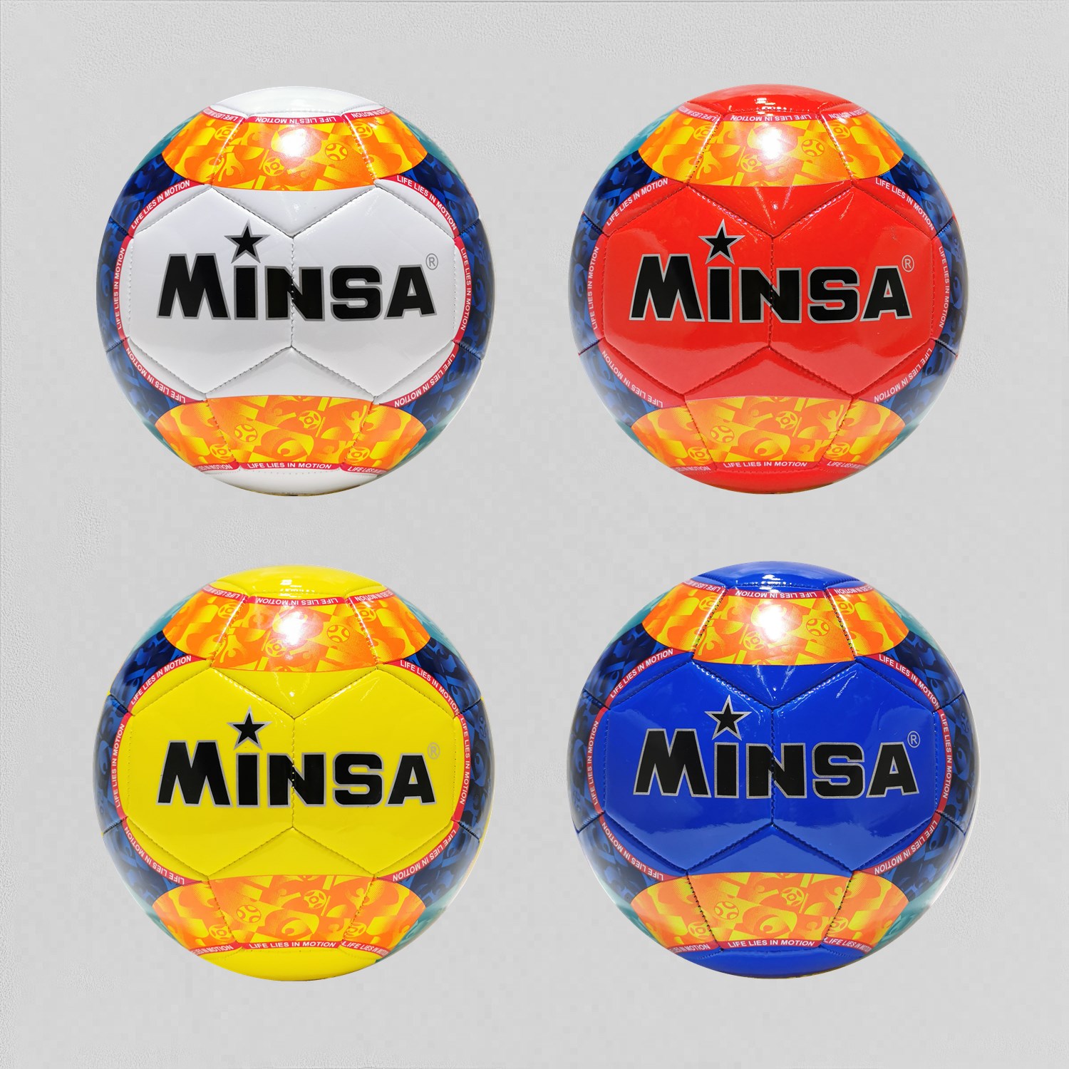 Football Factory Direct Sales MINSA No. 5 Foaming Machine seweing Football Student Training Match Wear-resistant Can Customize LOGO thumbnail