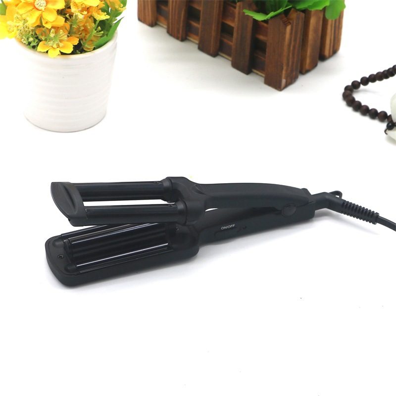 HZ-303 mini three-tube hair curler factory, egg curl hair curler manufacturer, selling hair curlers pic 4