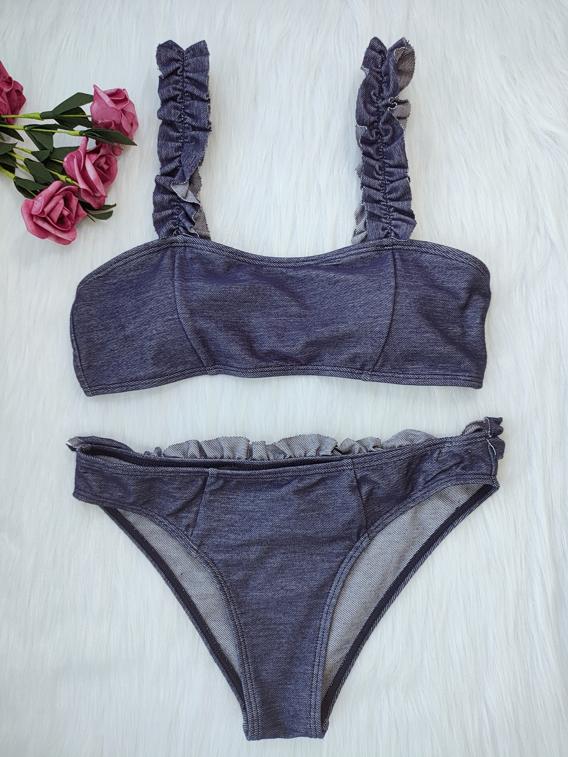 Factory direct sales Europe and America sexy fresh cute sweet bikini RG2021014 thumbnail