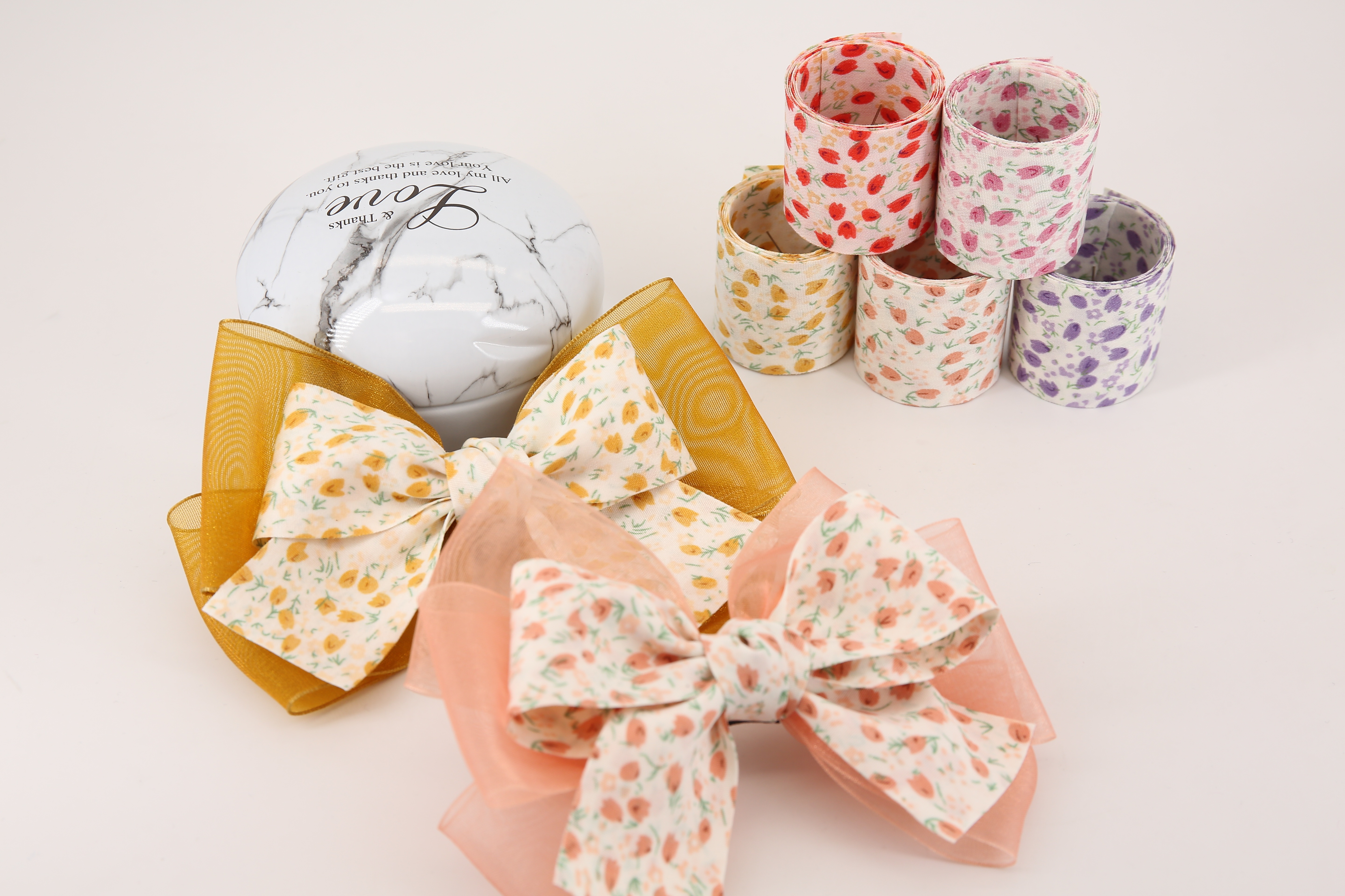 Ding Xin Ribbon 50 Yards H101 Flower Ribbon Diy Bow Style Cute Popularity Fashion Clothing Accessories Specification drawing