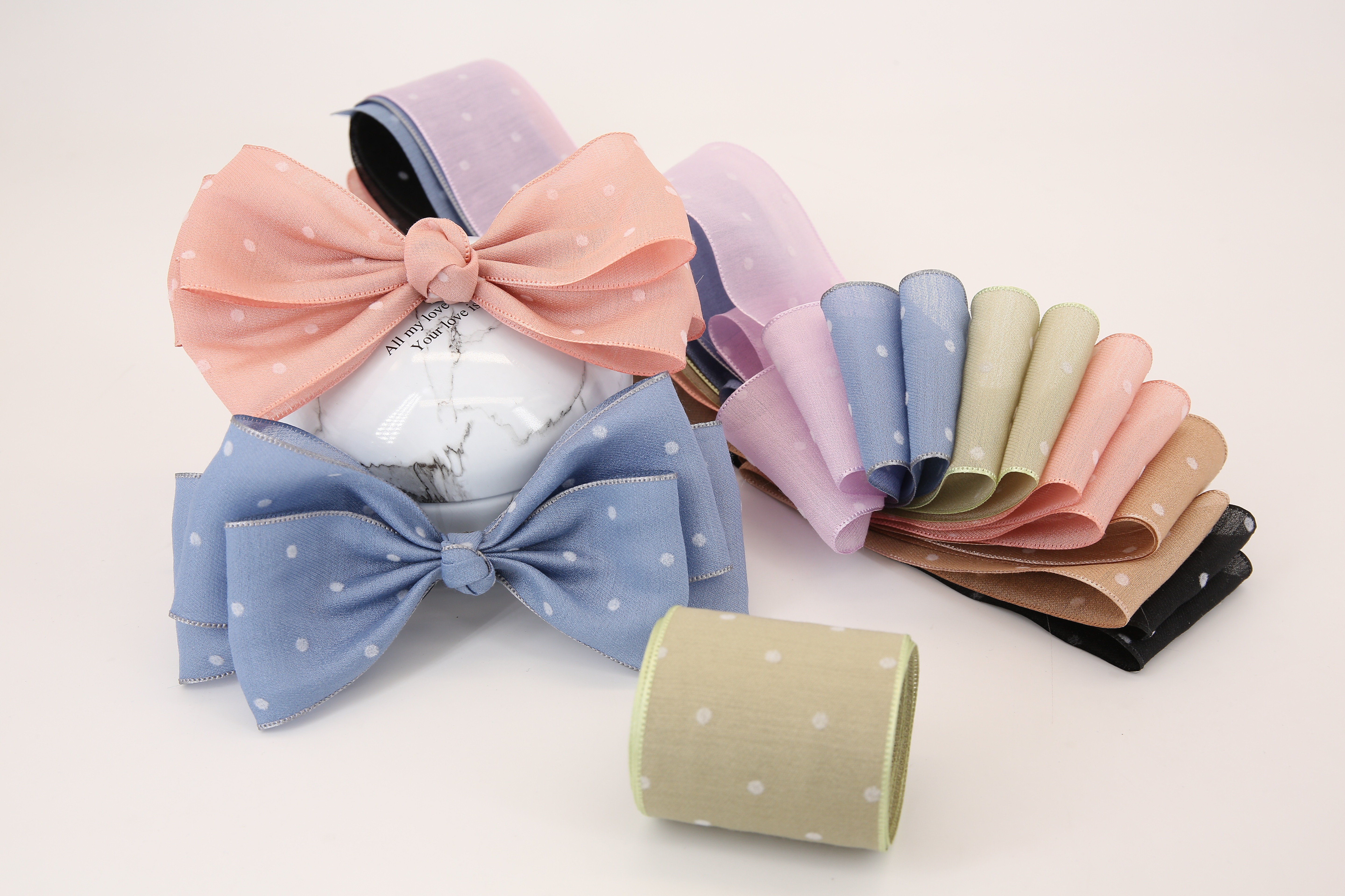 Dingxin Idea Ribbon Clothing Accessories Bow Decoration Colorful Clothing Accessories Manufacturers Direct Sales