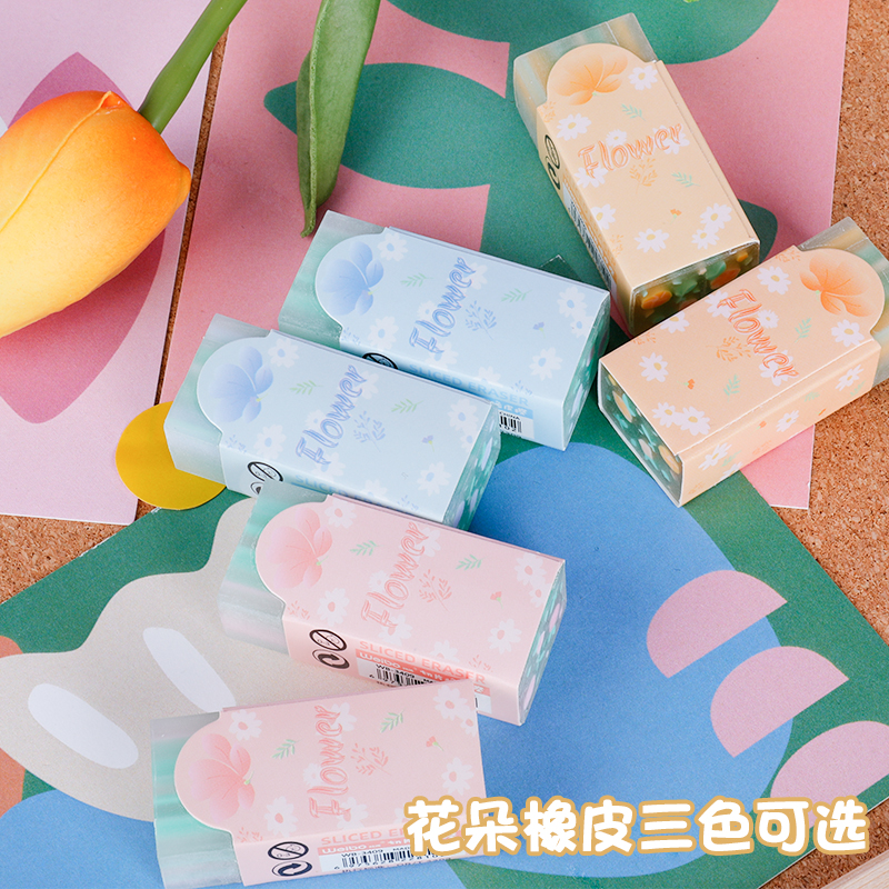 Weibo's fresh and cute cartoon sandwich eraser for students, with a high level of appearance and creativity, leaves no trace for drawing and sketching details Picture