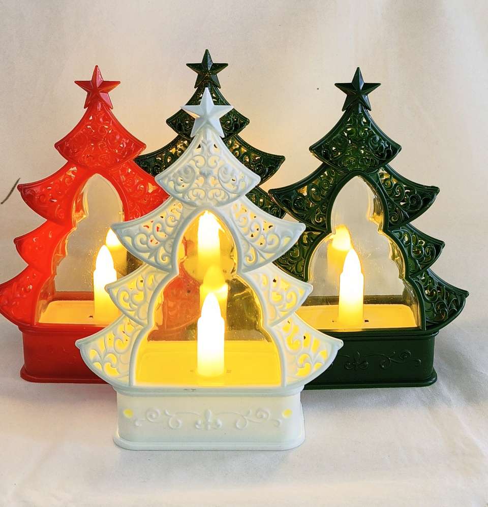 圣诞树电子蜡烛