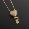 Heartwarming and cute cartoon children pendant necklaces, women's personalized accessories, cross-border wholesale supply details Picture