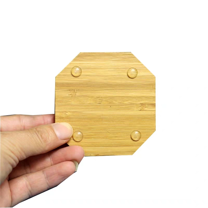 Japanese Zen-inspired anti-slip mat, tea cup mat, bamboo heat-insulating cup holder, creative tea tray, kung Fu tea set, tea ceremony accessories detail image 6