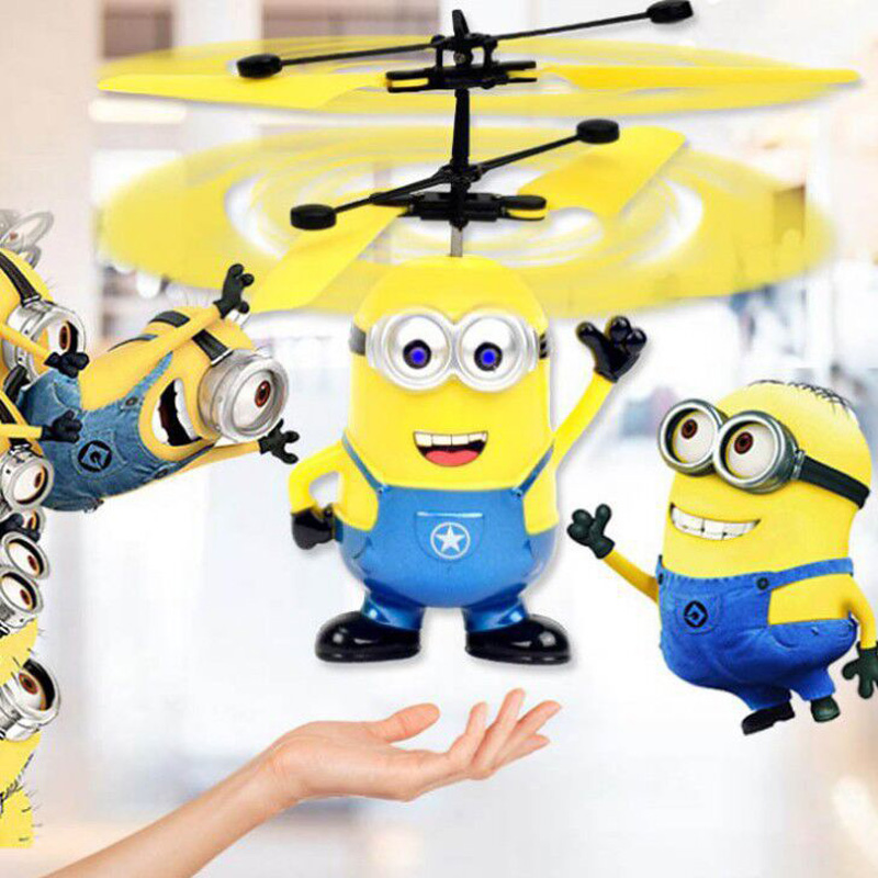 The big yellow sensor aircraft, anti-collision and shockproof remote control helicopter, children's toy Application Scenario