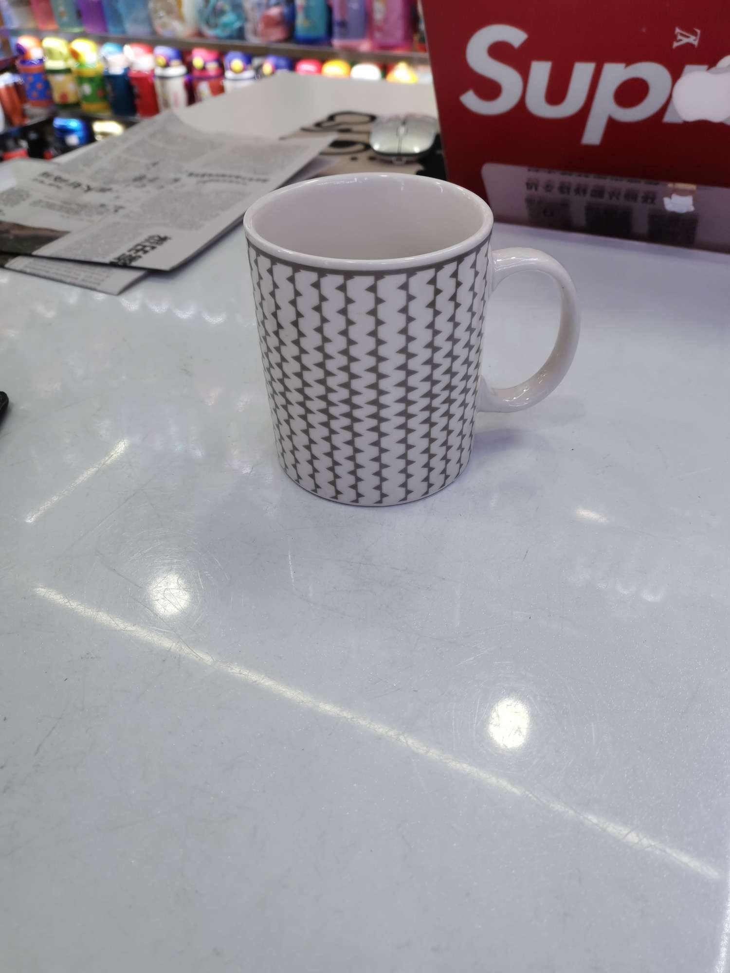 混款朵花古形杯  精致耐用 美丽玫瑰多色鼓形杯手柄l详情图3