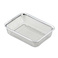 不锈钢厨房保鲜盒沥水/保鲜收纳篮盒白底实物图