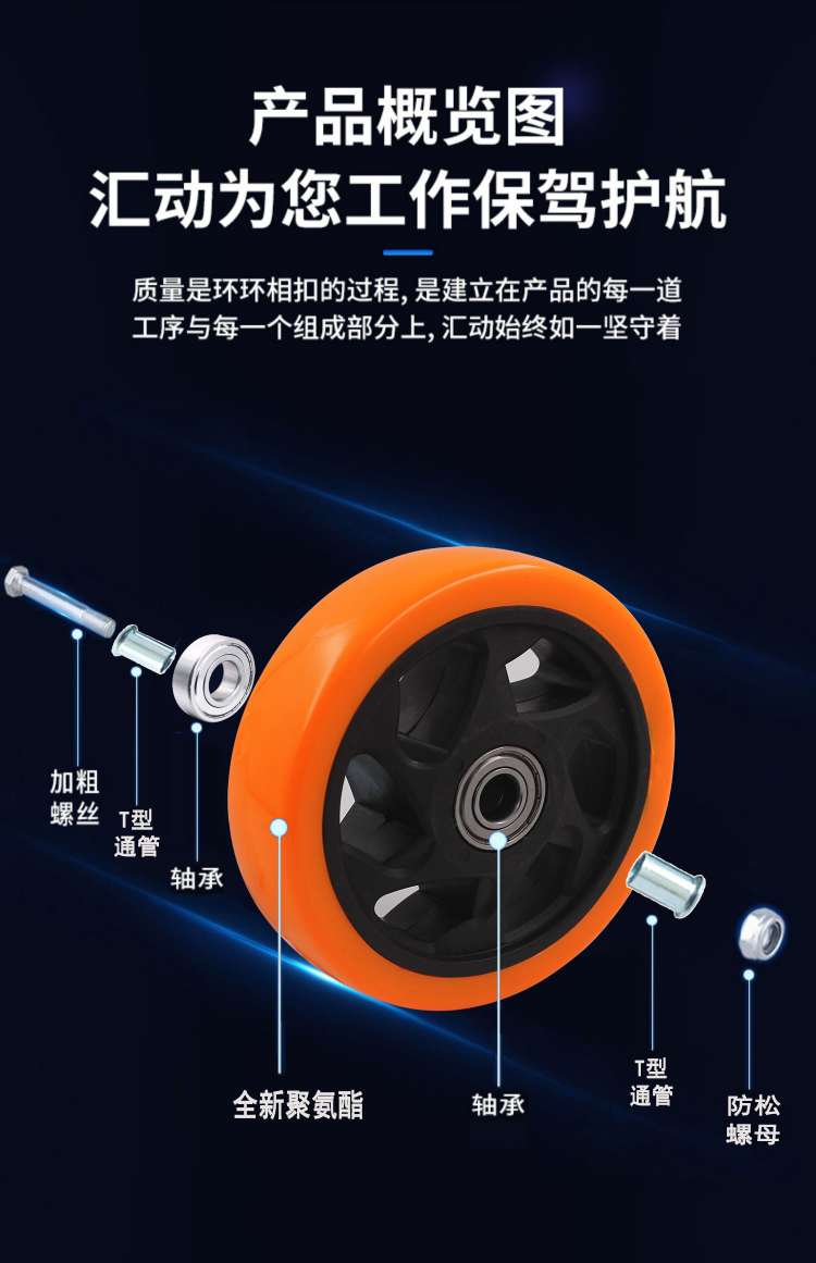Universal Wheel Medium Flower Wheel, Shelf Goods, Toolbox Wheel, Trolley Wheel Application Scenario