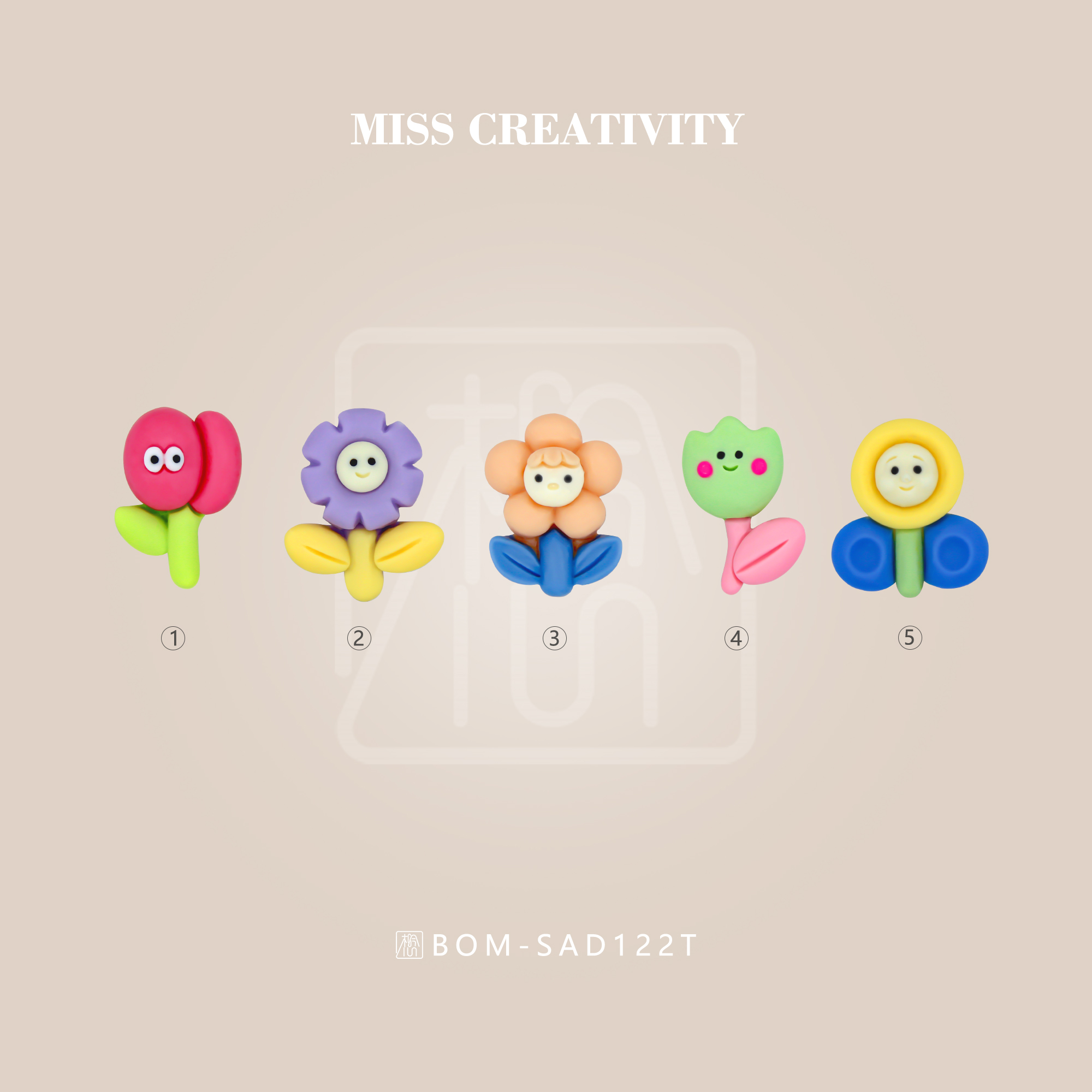 DIY jewelry Handmade Miss Resin Ring Accessories Clothing accessories Hair tie clip jewelry making wholesale SAD122