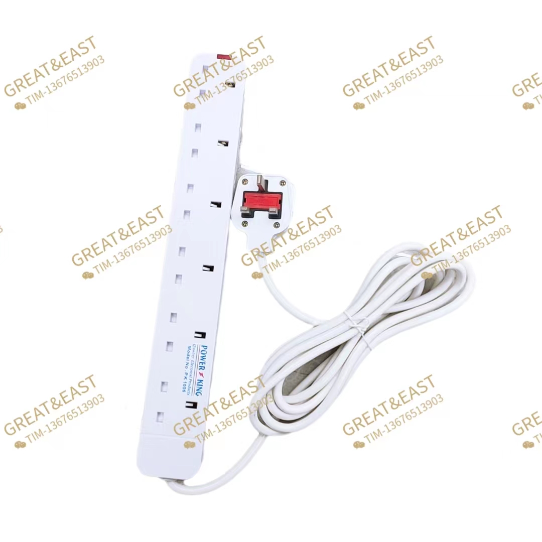 British multi-functional six-position power strip for electrical products Application Scenario