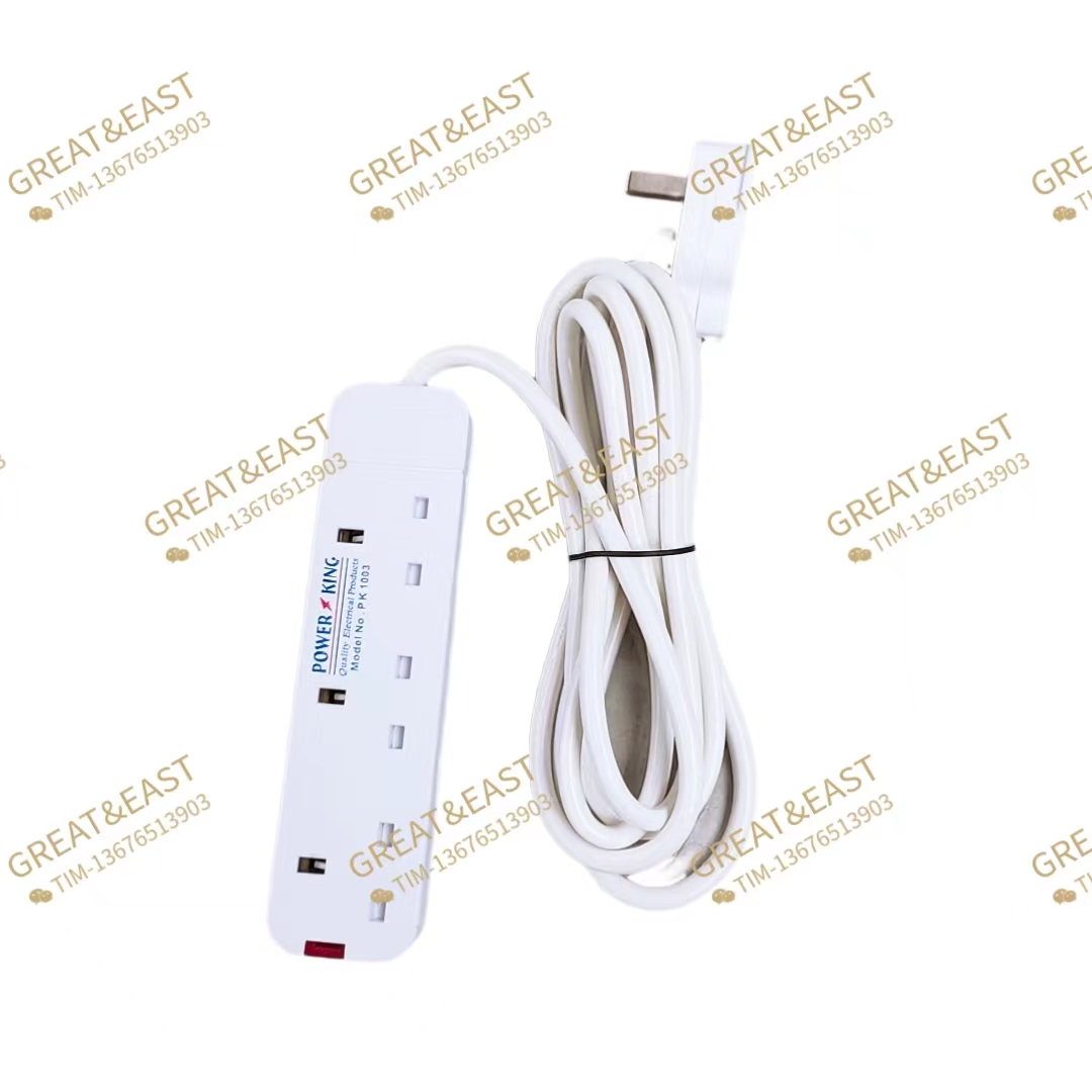 British-style multi-functional three-position power strip for electrical products Item Picture